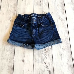 Cat & Jack Girls size 6/6X Dark wash shorts
